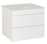 Plan d'accueil bas SUNDAY - L80 x H74 x P72 - Gris