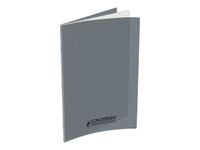 Conquérant Classique - Cahier polypro A4 (21x29,7cm) - 96 pages - grands carreaux (Seyes) - gris