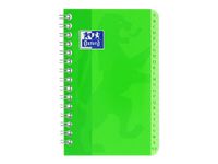 Oxford - Répertoire à spirale 9 x 14 cm - 100 pages - petits carreaux (5x5 mm) - disponible dans différentes couleurs