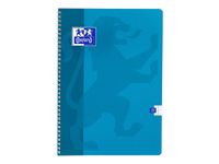 Oxford - Cahier à spirale A4 (21x29,7 cm) - 180 pages - grands carreaux (Seyes) - disponible dans différentes couleurs