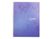 Calligraphe 7000 - Cahier à spirale 24 x 32 cm - 180 pages - grands carreaux (Seyes) - disponible dans différentes couleurs