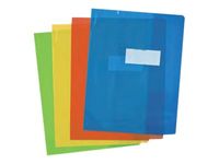Oxford Strong Line - Protège cahier sans rabat - 17 x 22 cm - disponible dans différentes couleurs translucides