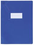 Oxford Strong Line - Protège cahier sans rabat - 17 x 22 cm - bleu opaque