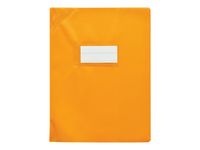 Oxford Strong Line - Protège cahier sans rabat - 17 x 22 cm - orange opaque