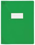 Oxford Strong Line - Protège cahier sans rabat - 17 x 22 cm - vert opaque