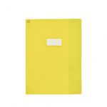 Oxford Strong Line - Protège cahier sans rabat - 24 x 32 cm - jaune translucide