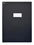 Oxford Strong Line - Protège cahier sans rabat - 24 x 32 cm - noir opaque