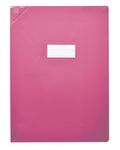 Oxford Strong Line - Protège cahier sans rabat - 24 x 32 cm - rose opaque