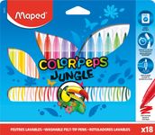 Maped Color'Peps Jungle - 18 Feutres effaçables - disponible dans différentes couleurs - 2.8 mm