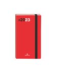Agenda de poche Flex - 1 semaine sur 2 pages - 9,5 x 17,5 cm - rouge - Oberthur