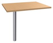 Burocean - Componente de escritorio - rectangular - verde haya - aluminio base