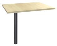 Burocean - Componente de escritorio - rectangular - arce - antracita base