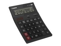 Calculatrice de bureau Canon AS-1200 - 12 chiffres - alimentation batterie et solaire