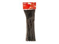 Apli - 50 Chenilles - 30 cm - noir
