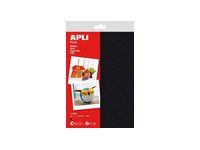 APLI kids - 10 feuilles feutrines - A4 (21 x 29,7 cm) - 10 feuilles - noir