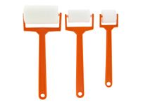 Cléopâtre - Pack de 3 pinceaux mousse empreinte - 25, 40 et 60 mm