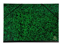 Exacompta - Carton à dessin à élastiques - 32 x 45 cm - vert