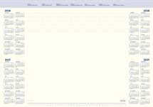 Brepols - Calendrier sous main Office mate - 59 x 41,2 cm
