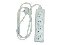Multiprise sans interrupteur 4 prises - 4m