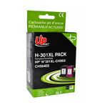 Cartouche remanufacturée HP 301XL - pack de 2 - noir, cyan, magenta, jaune - Uprint