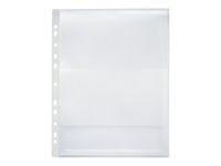 Oxford - 10 Pochettes perforées avec rabat et soufflet - A4 - pour 200 feuilles - 20/100