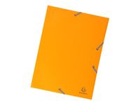 Exacompta - Chemise polypro à rabats - A4 - pour 150 feuilles - jaune opaque