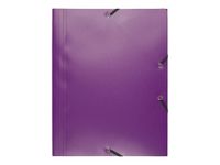 Exacompta - Chemise polypro à rabats - A4 - pour 150 feuilles - mauve
