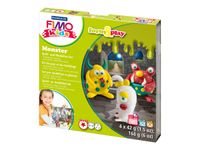 STAEDTLER FIMO kids form&play Monster - kit de pâte à modeler - Modèle Monstre