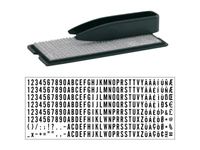 Trodat - Police de caractères pour tampon à composer soi-même