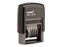 Trodat - Tampon Printy 4846 - numéroteur 6 lignes