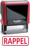 Trodat Xprint - Tampon formule "Rappel" - rouge