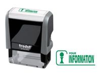 Trodat Xprint - Tampon formule "Information" - vert