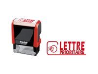 Trodat Xprint - Tampon formule "Lettre prioritaire" - rouge