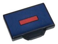 Trodat - Encrier bicolore 6/56/2 recharge pour tampon 5460/5465 - bleu/rouge