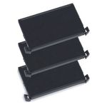 Trodat - 3 Encriers 6/4926 recharges pour tampon Printy 4926/4726 - noir