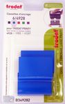 Trodat - 3 Encriers 6/4928 recharges pour tampon Printy 4928/4958 - bleu