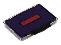 Trodat - 3 Encriers bicolores 6/53/2 recharges pour tampon 5440 - bleu/rouge