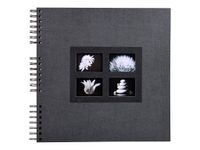 Exacompta Passion - Album photo à spirale 32 x 32 cm - noir