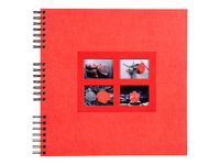 Exacompta Passion - Album photo à spirale 32 x 32 cm - rouge