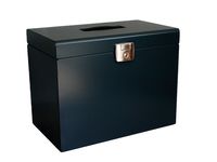 Pierre Henry - Classeur ménager en métal (valisette) avec 5 dossiers suspendus - noir