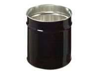 Pierre Henry - Corbeille à papier 12L - métal - noir