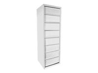 Meuble à clapets - 8 clapets - blanc