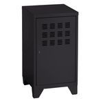 Casier de bureau avec pieds - 74 x 40 x 40 cm - noir
