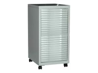 Desserte de rangement 24 tiroirs - gris/gris