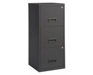 Classeur 3 tiroirs pour dossiers suspendus - 96 x 40 x 40 cm - anthracite