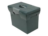 Pierre Henry - Classeur ménager en plastique (valisette) avec 5 dossiers suspendus - anthracite