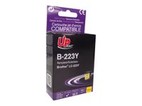 Cartouche compatible Brother LC223 - jaune - Uprint