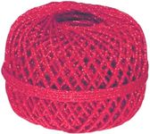 Maildor - Pelote de fil (Ficelle) 20 m - rouge métallisé