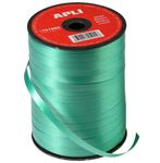 Apli Agipa - Bolduc lisse - ruban d'emballage 7 mm x 500 m - vert