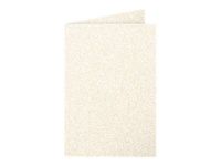 Pollen - 25 Cartes pliées - 110 x 155 mm - 210 g/m² - ivoire irisé